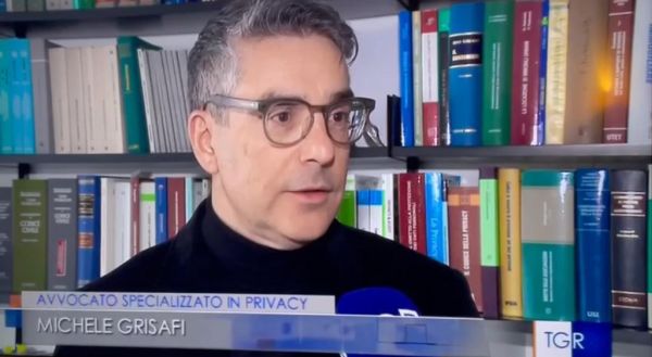 Intervento dell'avv. Michele Grisafi al Tgr Rai sulle sanzioni privacy alle aziende sanitarie del Friuli #privacyfirst